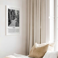 Chania Print Black and White, Chania Wall Art, Chania Poster, Chania Photo, Chania Wall Décor, Chania Map, Greece