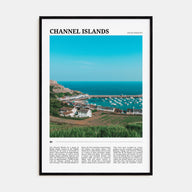 Channel Islands, England Travel Color Poster