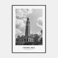 Chapel Hill Portrait B&W Poster