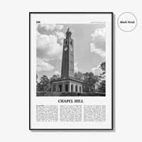 Chapel Hill Print Black and White, Chapel Hill Wall Art, Chapel Hill Poster, Chapel Hill Photo, Chapel Hill Wall Décor, North Carolina, USA