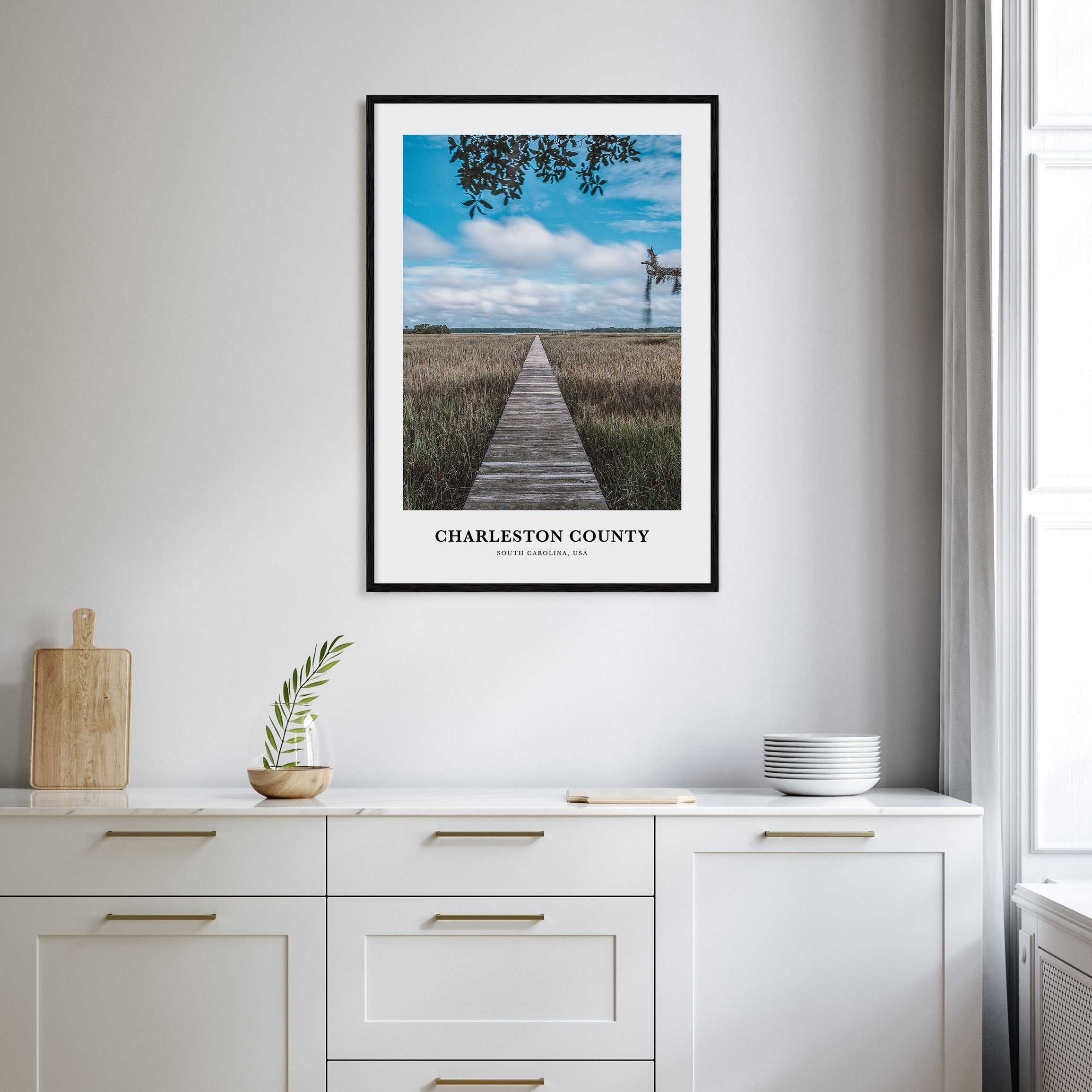 Charleston County Portrait Color Poster