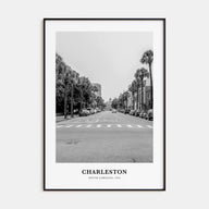 Charleston, South Carolina Portrait B&W No 1 Poster