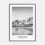 Charleston, South Carolina Portrait B&W No 2 Poster