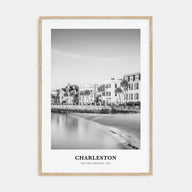 Charleston, South Carolina Portrait B&W No 2 Poster
