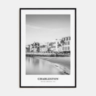 Charleston, South Carolina Portrait B&W No 2 Poster