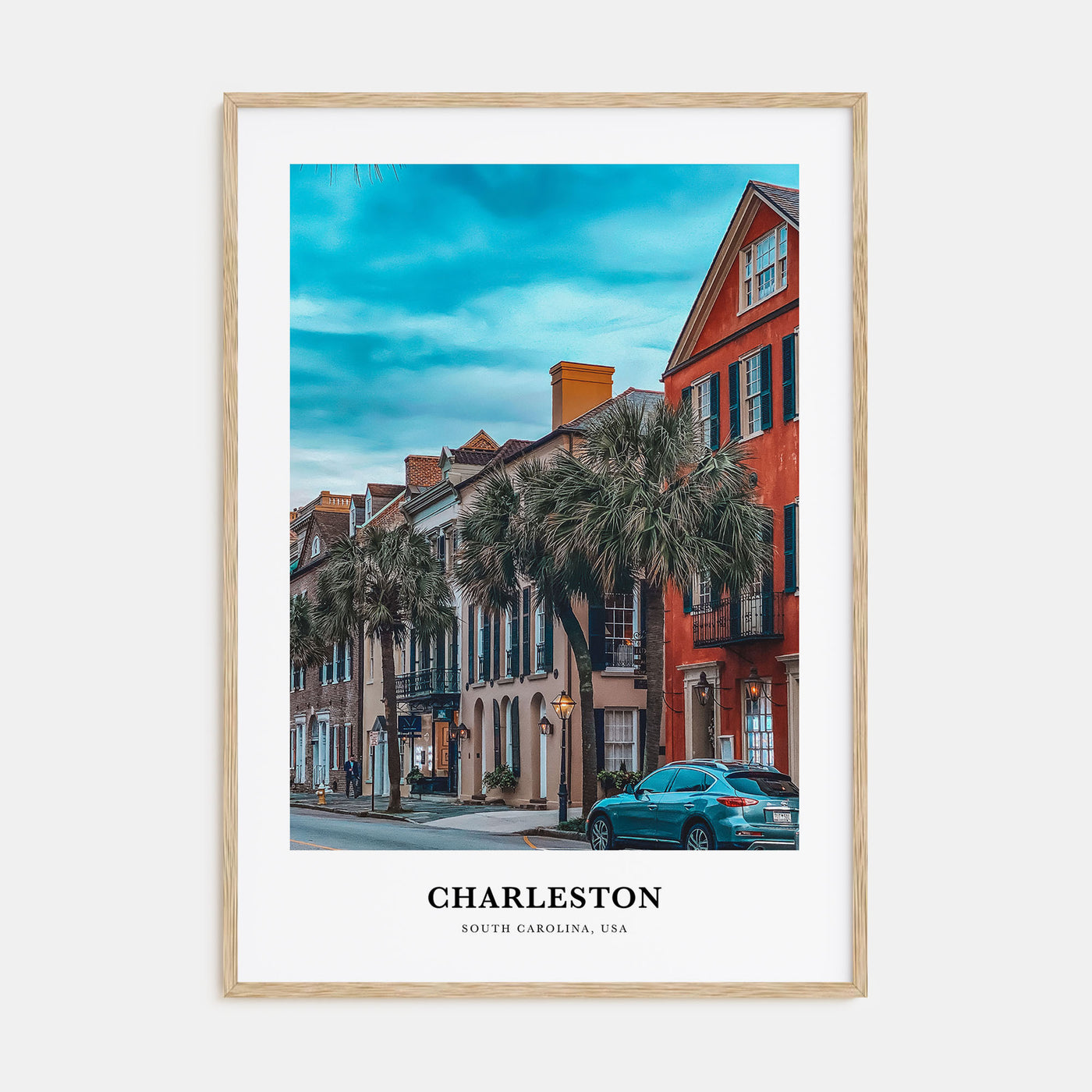 Charleston, South Carolina Portrait Color No 1 Poster
