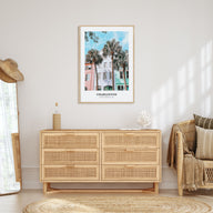 Charleston, South Carolina Portrait Color No 2 Poster