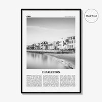 Charleston Print Black and White South Carolina No 1, Charleston Wall Art, Charleston Poster, Charleston Photo, USA, United States