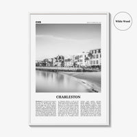 Charleston Print Black and White South Carolina No 1, Charleston Wall Art, Charleston Poster, Charleston Photo, USA, United States