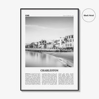 Charleston Print Black and White South Carolina No 1, Charleston Wall Art, Charleston Poster, Charleston Photo, USA, United States