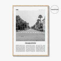 Charleston Print Black and White South Carolina No 2, Charleston Wall Art, Charleston Poster, Charleston Photo, USA, United States