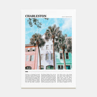 Charleston, South Carolina Travel Color No 2 Poster