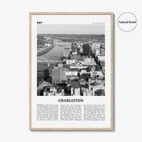 Charleston Print Black and White West Virginia, Charleston Wall Art, Charleston Poster, Charleston Photo, Charleston Wall Décor, USA