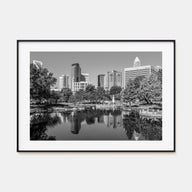 Charlotte Landscape B&W Poster