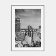 Charlotte Photo B&W No 2 Poster