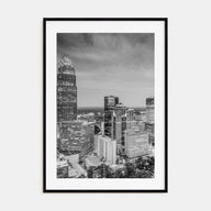 Charlotte Photo B&W No 2 Poster