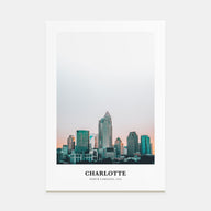 Charlotte Portrait Color No 1 Poster