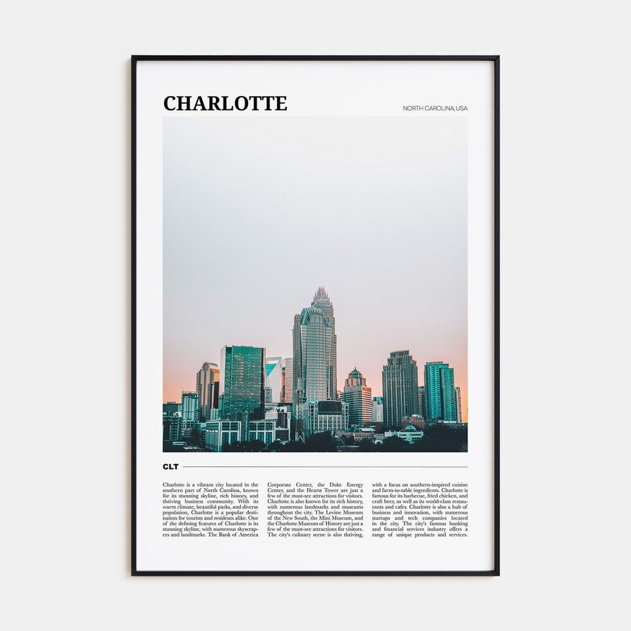 Charlotte Travel Color No 2 Poster