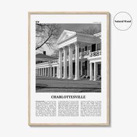 Charlottesville Print Black and White No 2, Charlottesville Wall Art, Charlottesville Poster, Charlottesville Photo, Charlottesville