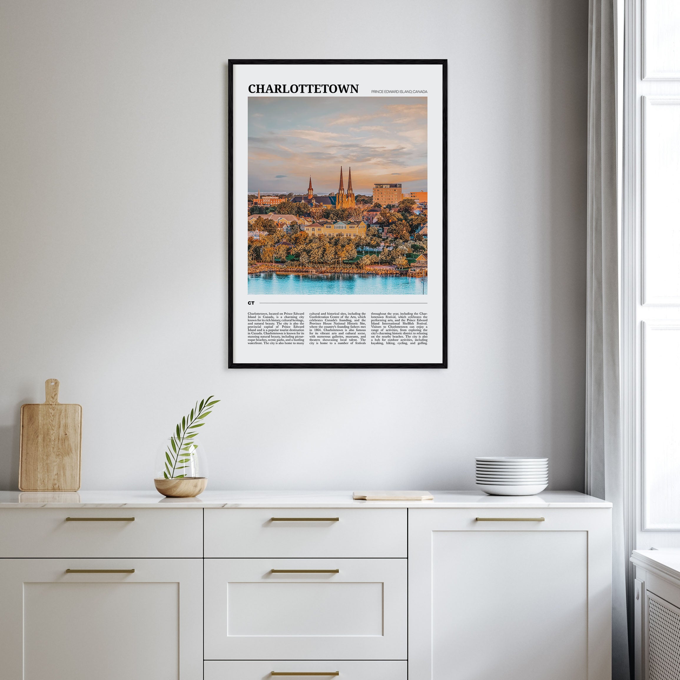 Charlottetown Travel Color Poster