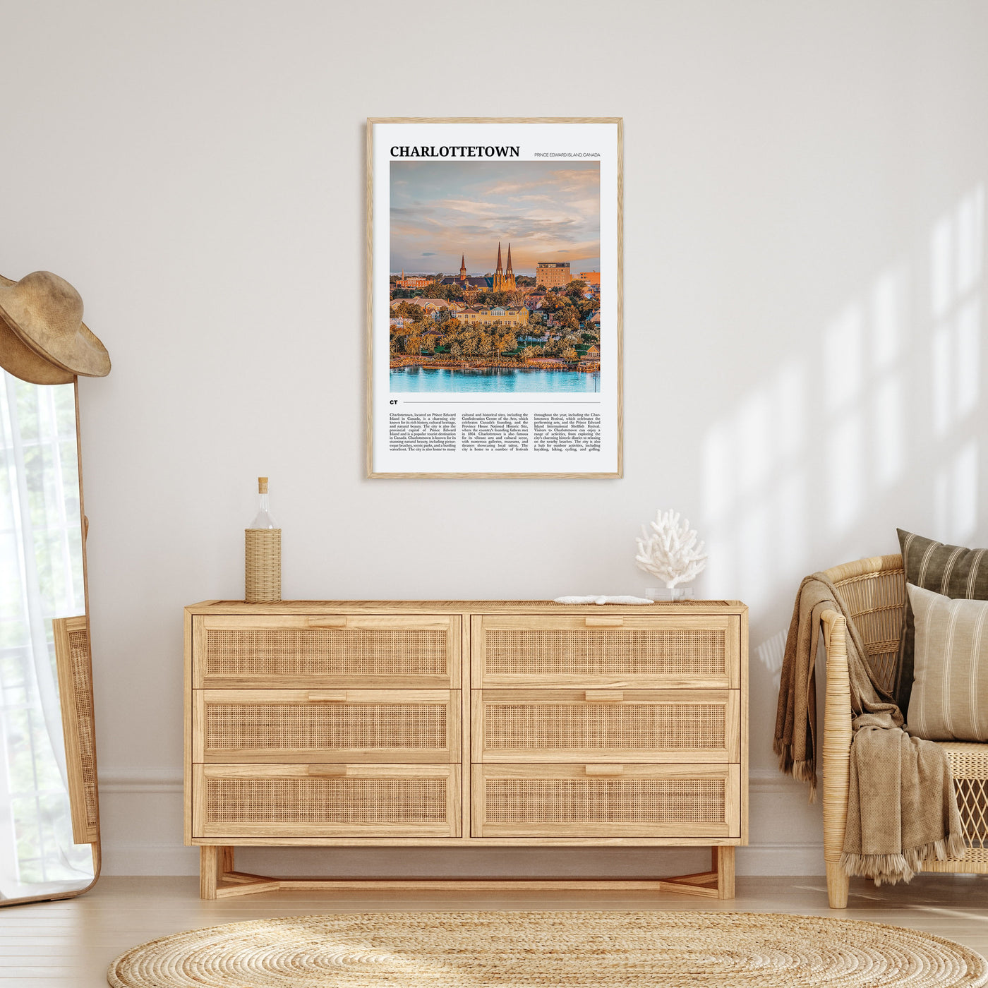 Charlottetown Travel Color Poster