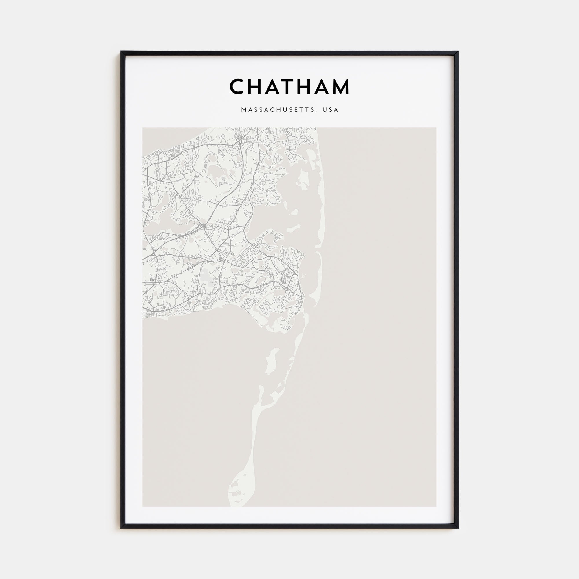 Chatham Map Portrait Poster