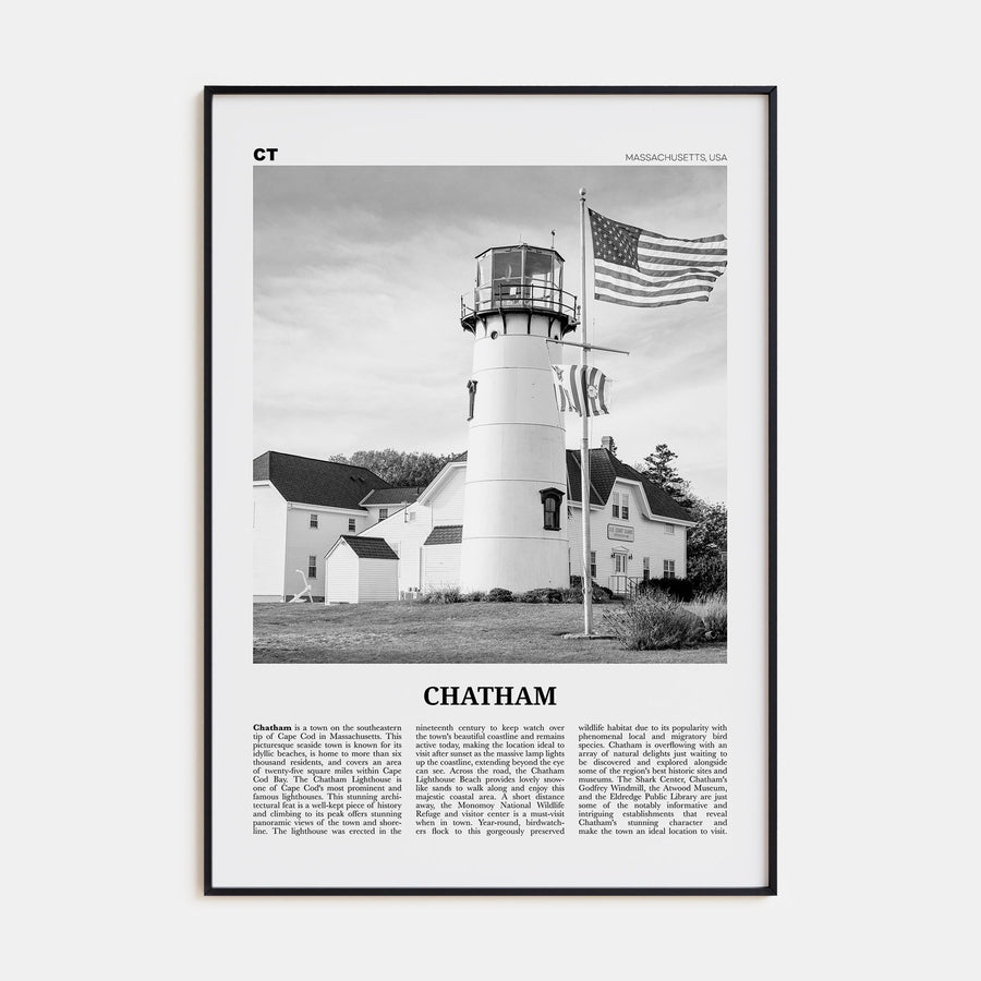 Chatham Travel B&W Poster