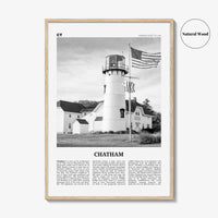 Chatham Print Black and White, Chatham Wall Art, Chatham Poster, Chatham Photo, Chatham Map, Chatham Wall Decor, Massachusetts, USA