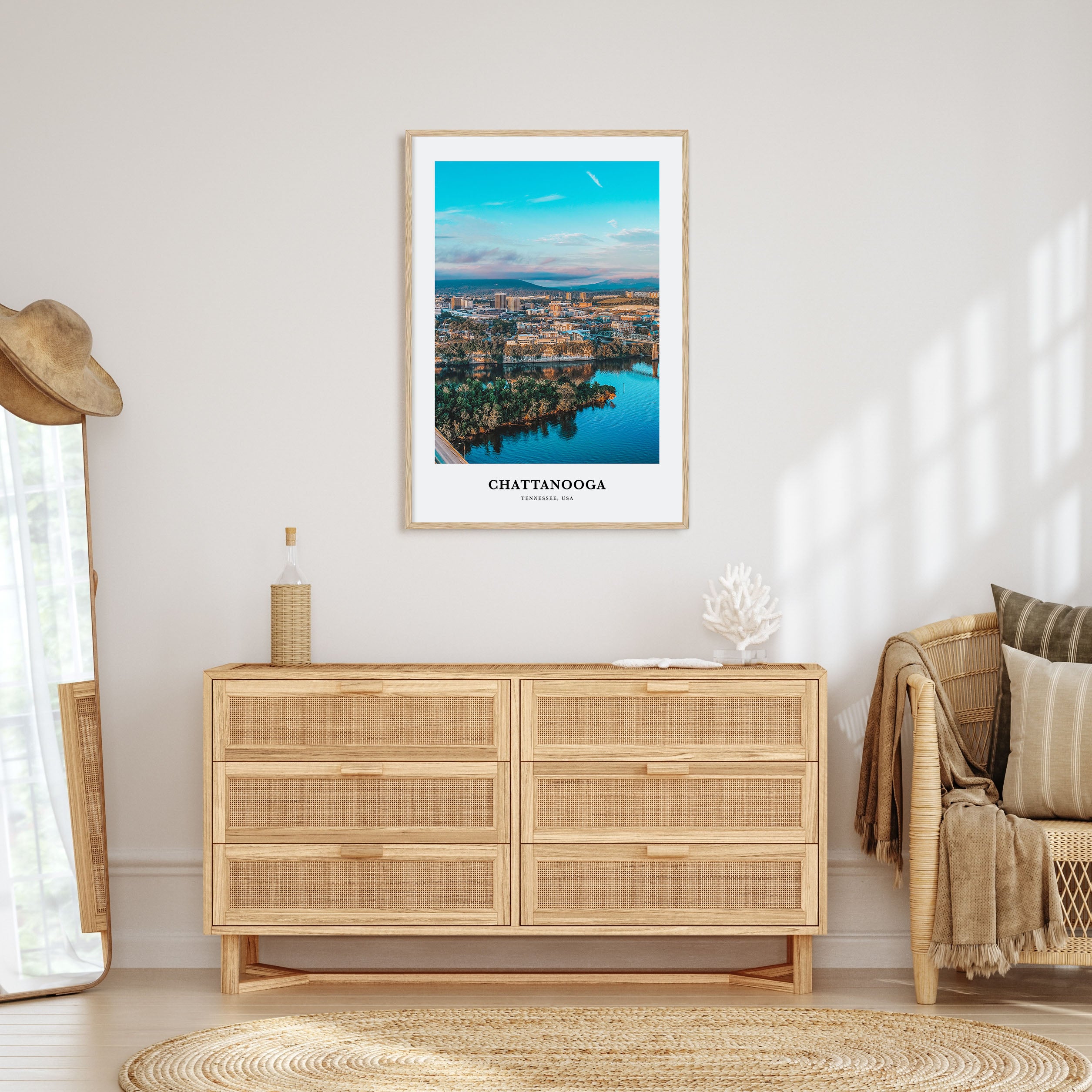 Chattanooga Portrait Color Poster