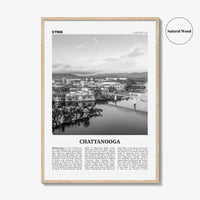 Chattanooga Print Black and White No 1, Chattanooga Wall Art, Chattanooga Poster, Chattanooga Photo, Chattanooga Wall Décor, Tennessee, USA