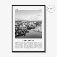 Chattanooga Print Black and White No 1, Chattanooga Wall Art, Chattanooga Poster, Chattanooga Photo, Chattanooga Wall Décor, Tennessee, USA