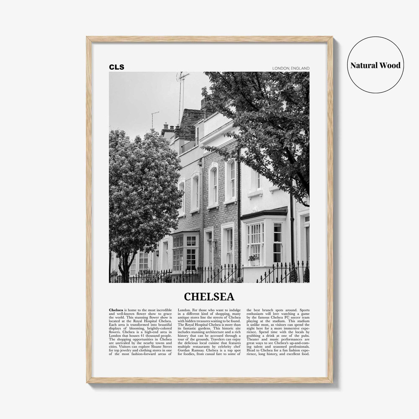 Chelsea Print Black and White London, Chelsea Wall Art, Chelsea Poster, Chelsea Photo, Chelsea Wall Décor, Chelsea Map, England