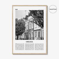 Chelsea Print Black and White London, Chelsea Wall Art, Chelsea Poster, Chelsea Photo, Chelsea Wall Décor, Chelsea Map, England