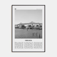 Chelsea, Massachusetts Travel B&W Poster