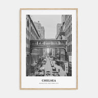 Chelsea, New York Portrait B&W Poster