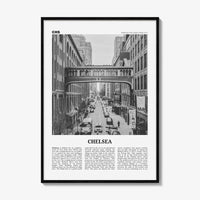 Chelsea Print Black and White New York, Chelsea Wall Art, Chelsea Poster, Chelsea Photo, Chelsea Wall Décor, USA, United States