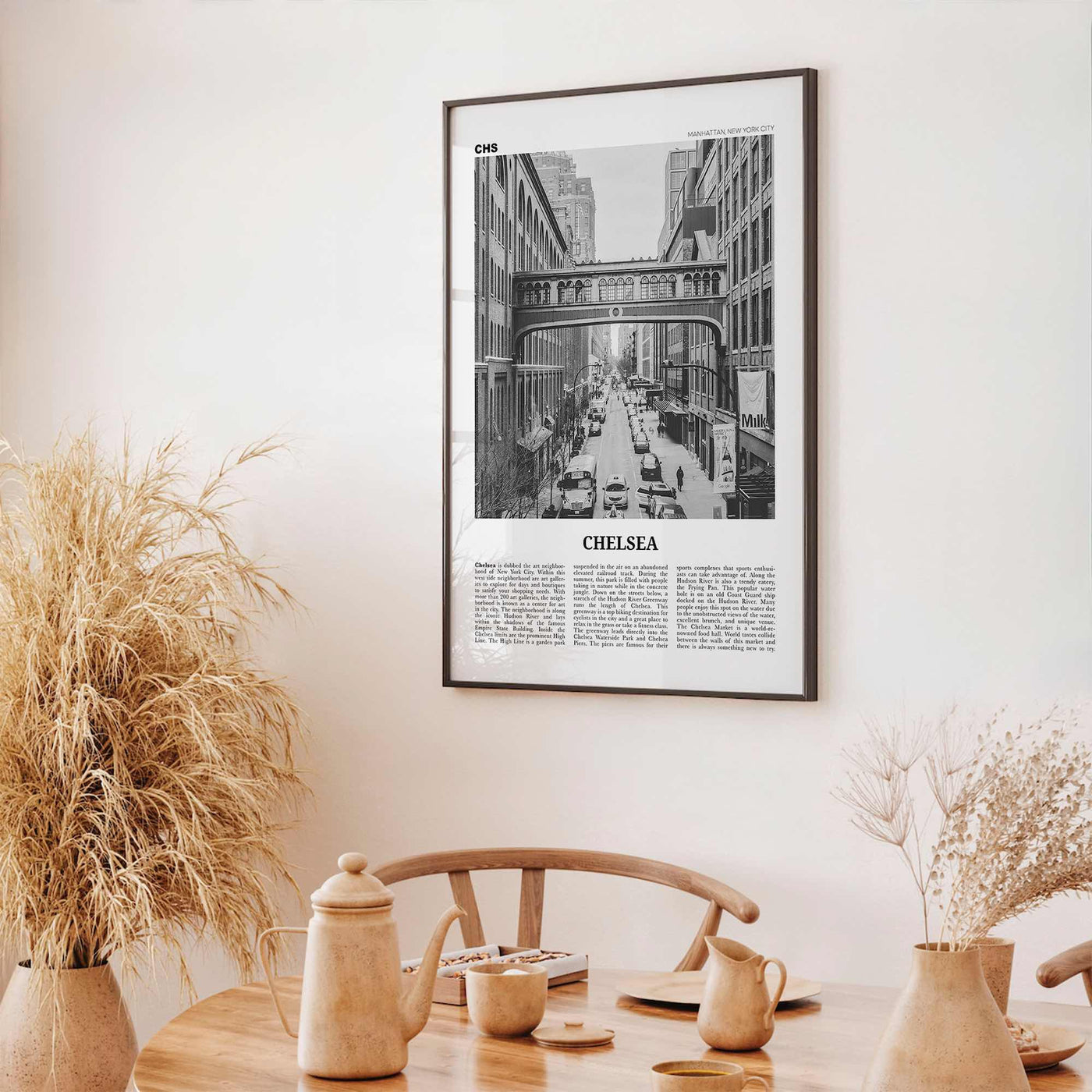 Chelsea Print Black and White New York, Chelsea Wall Art, Chelsea Poster, Chelsea Photo, Chelsea Wall Décor, USA, United States