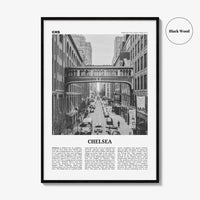 Chelsea Print Black and White New York, Chelsea Wall Art, Chelsea Poster, Chelsea Photo, Chelsea Wall Décor, USA, United States