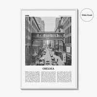 Chelsea Print Black and White New York, Chelsea Wall Art, Chelsea Poster, Chelsea Photo, Chelsea Wall Décor, USA, United States