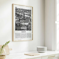 Chemnitz Print Black and White, Chemnitz Wall Art, Chemnitz Poster, Chemnitz Photo, Chemnitz Wall Décor, Chemnitz Map, Germany