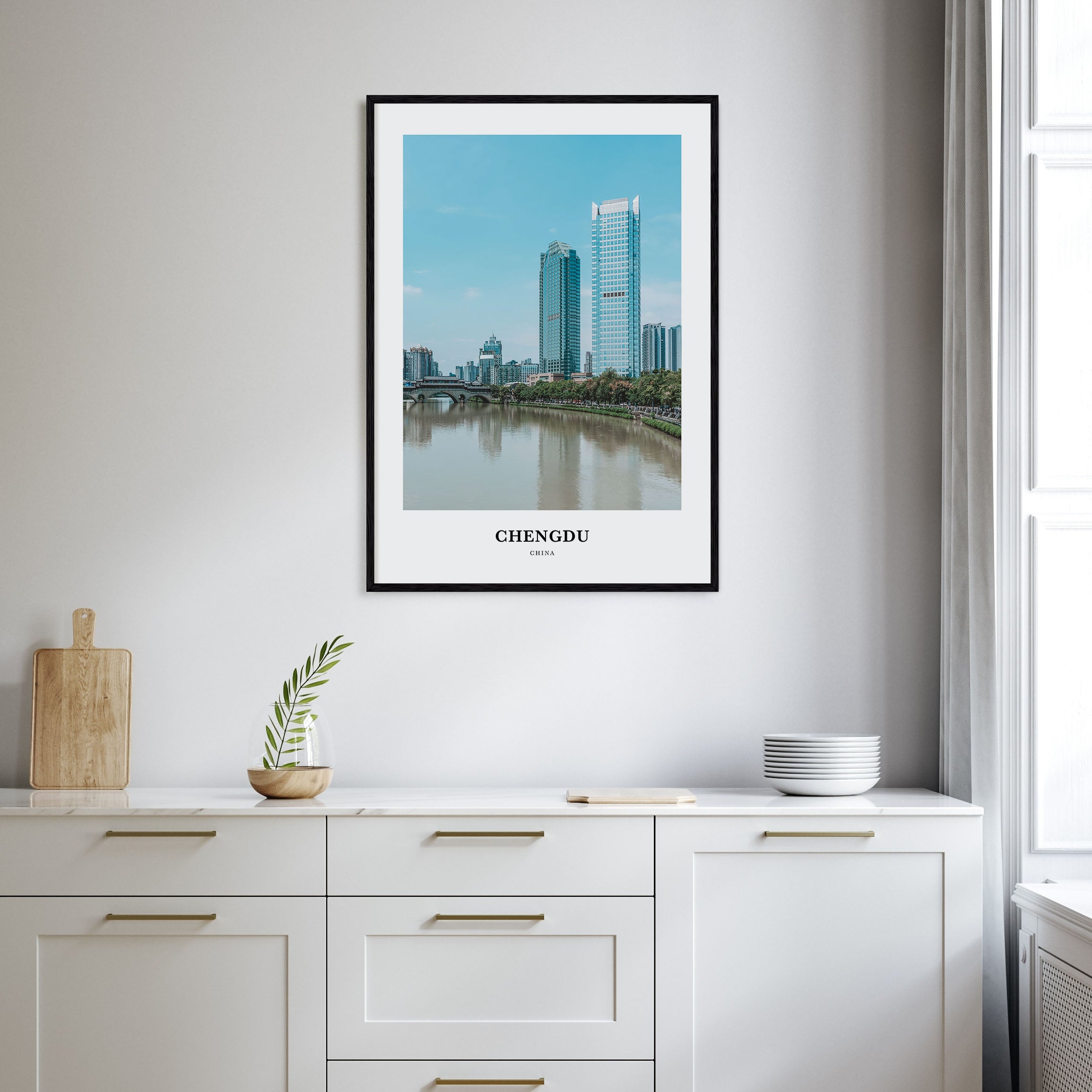 Chengdu Portrait Color No 1 Poster