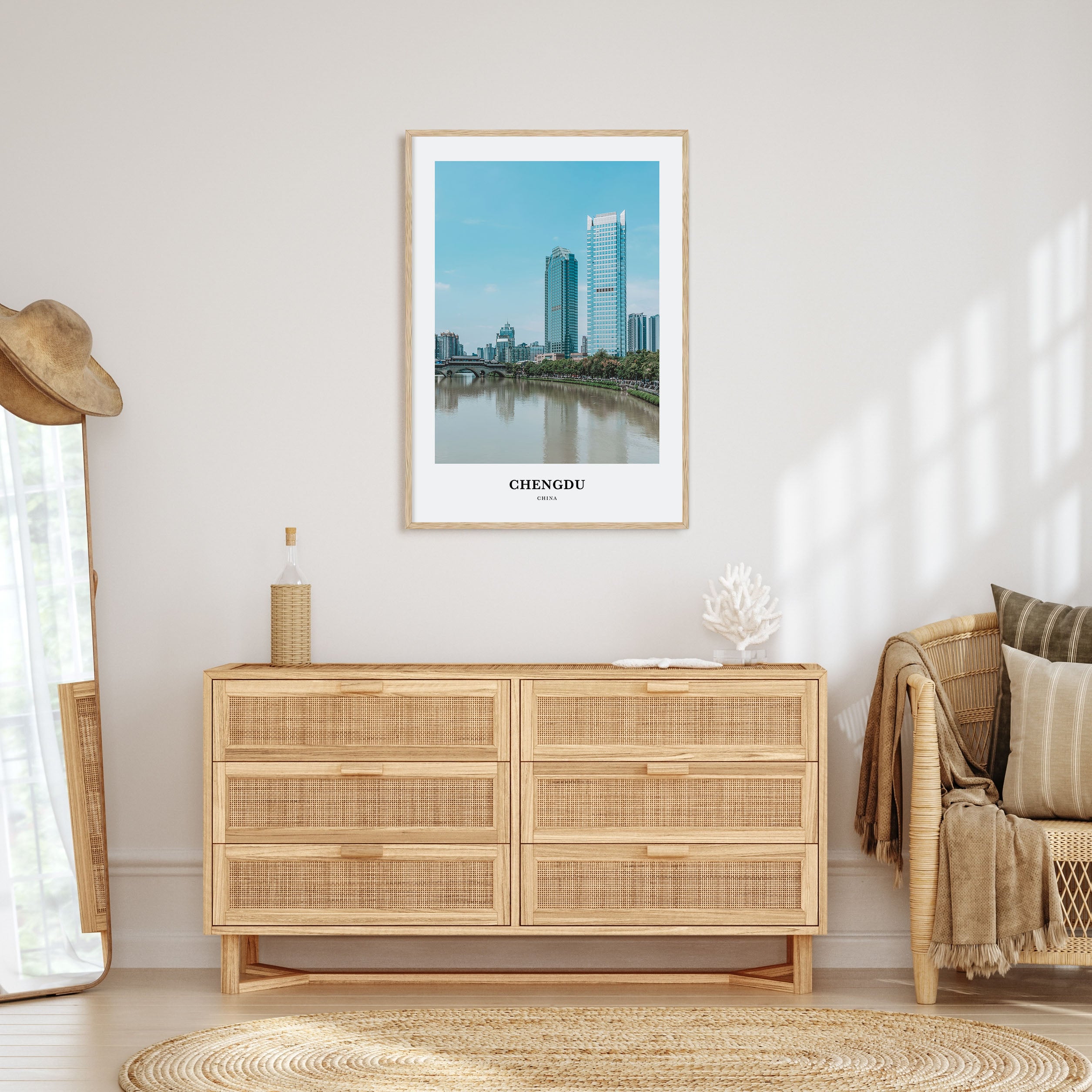 Chengdu Portrait Color No 1 Poster