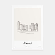 Chennai Drawn Poster
