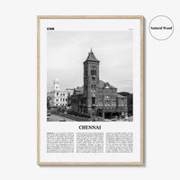 Chennai Print Black and White, Chennai Wall Art, Chennai Poster, Chennai Photo, Chennai Wall Décor, India