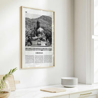 Cheonan Print Black and White, Cheonan  Wall Art, Cheonan Poster,  Cheonan Photo, Cheonan Wall Décor, Cheonan Map, South Korea