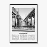 Chesapeake Print Black and White, Chesapeake Wall Art, Chesapeake Poster, Chesapeake Photo, Chesapeake Décor, Virginia, USA, United States