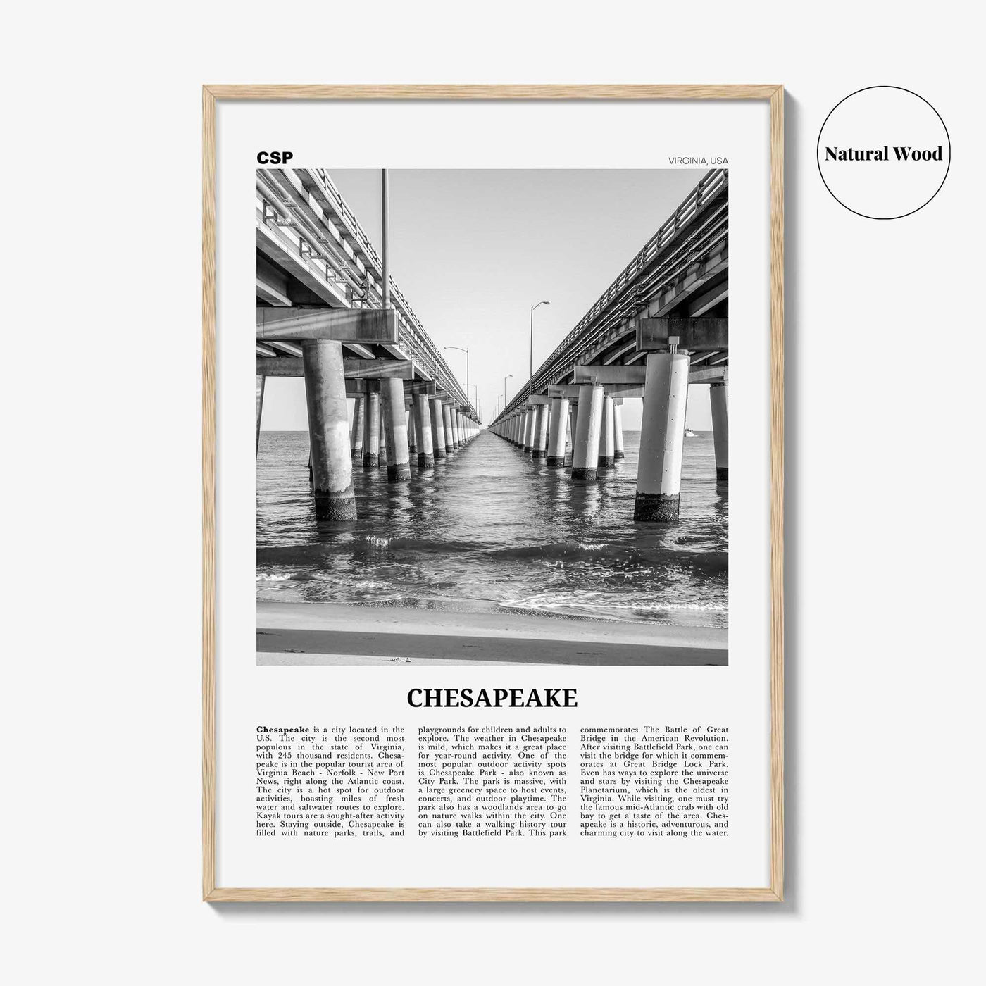 Chesapeake Print Black and White, Chesapeake Wall Art, Chesapeake Poster, Chesapeake Photo, Chesapeake Décor, Virginia, USA, United States