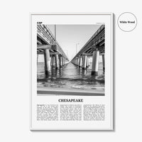 Chesapeake Print Black and White, Chesapeake Wall Art, Chesapeake Poster, Chesapeake Photo, Chesapeake Décor, Virginia, USA, United States