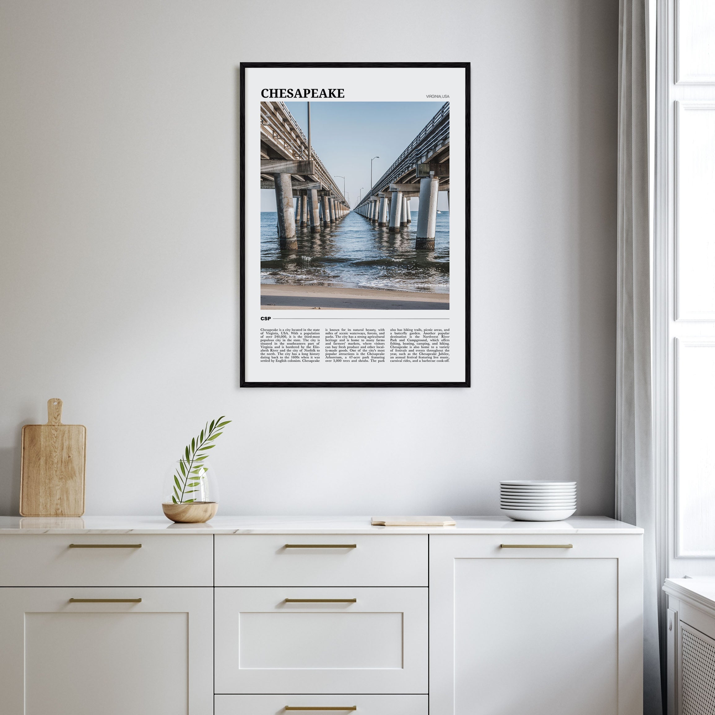 Chesapeake Travel Color Poster
