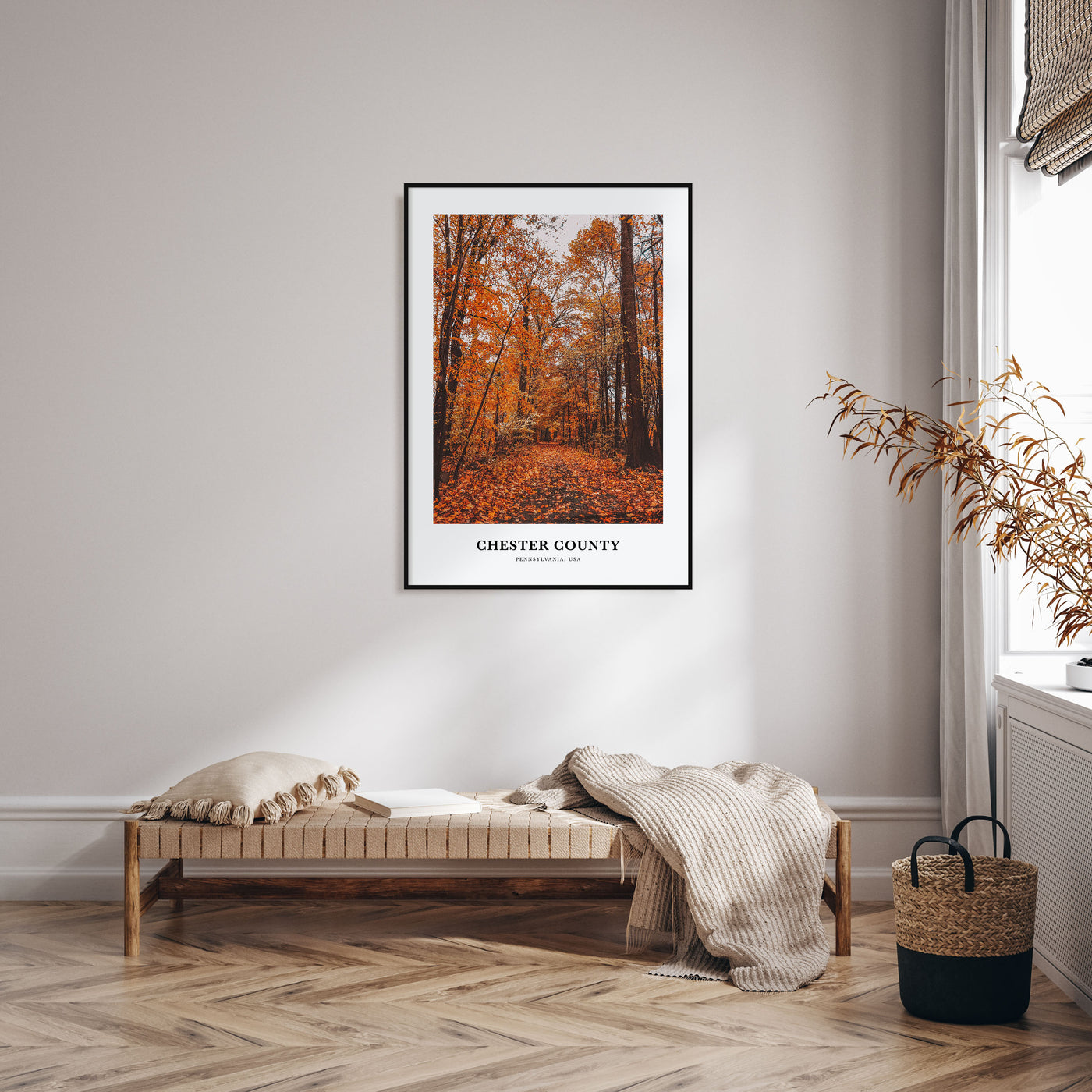 Chester County Portrait Color Poster
